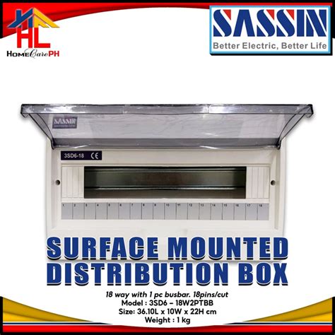 Sassin Surface Mounted Distribution Box (3SD6)